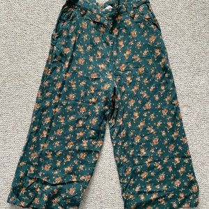 Teal Wide Leg Pant
